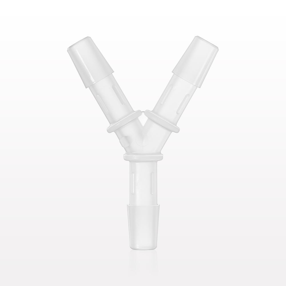 Y Connector, Barbed, Natural