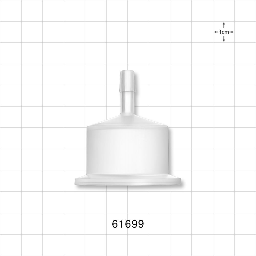 Sanitary Flange, Barbed, Natural
