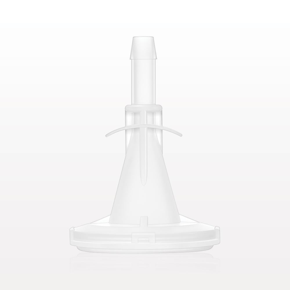 Sanitary Flange, Barbed, Natural, Pre-Attached Gasket