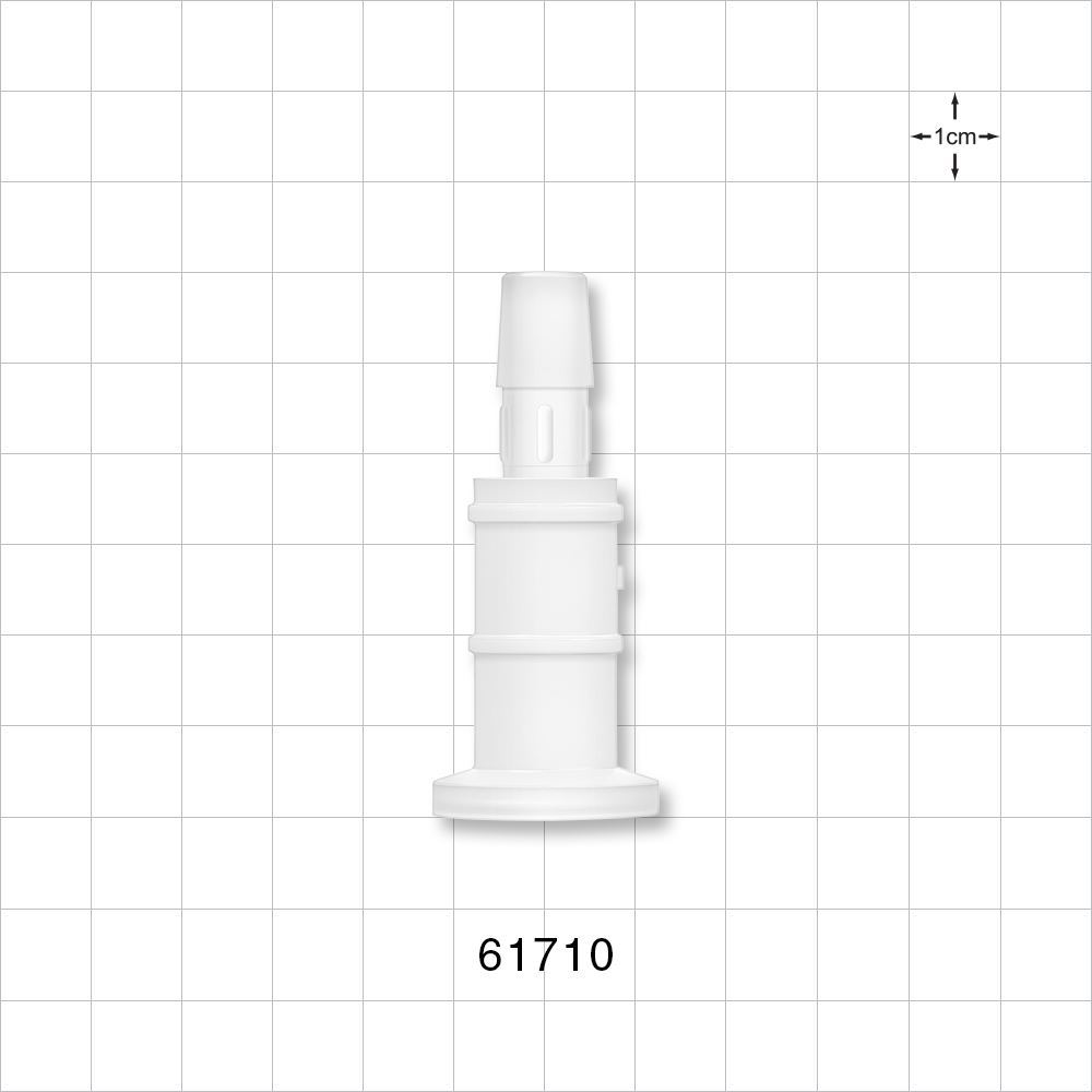 Sanitary Flange, Barbed, Natural