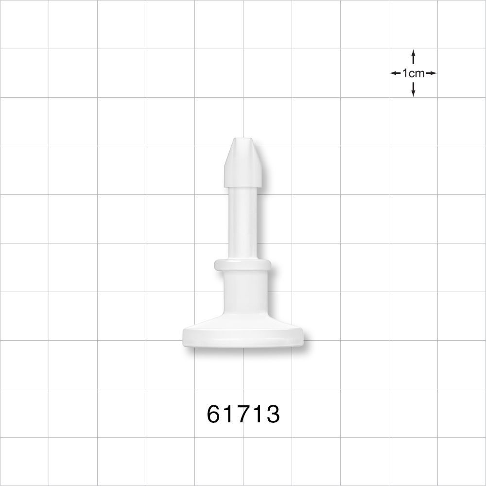 Sanitary Flange, Barbed, Natural