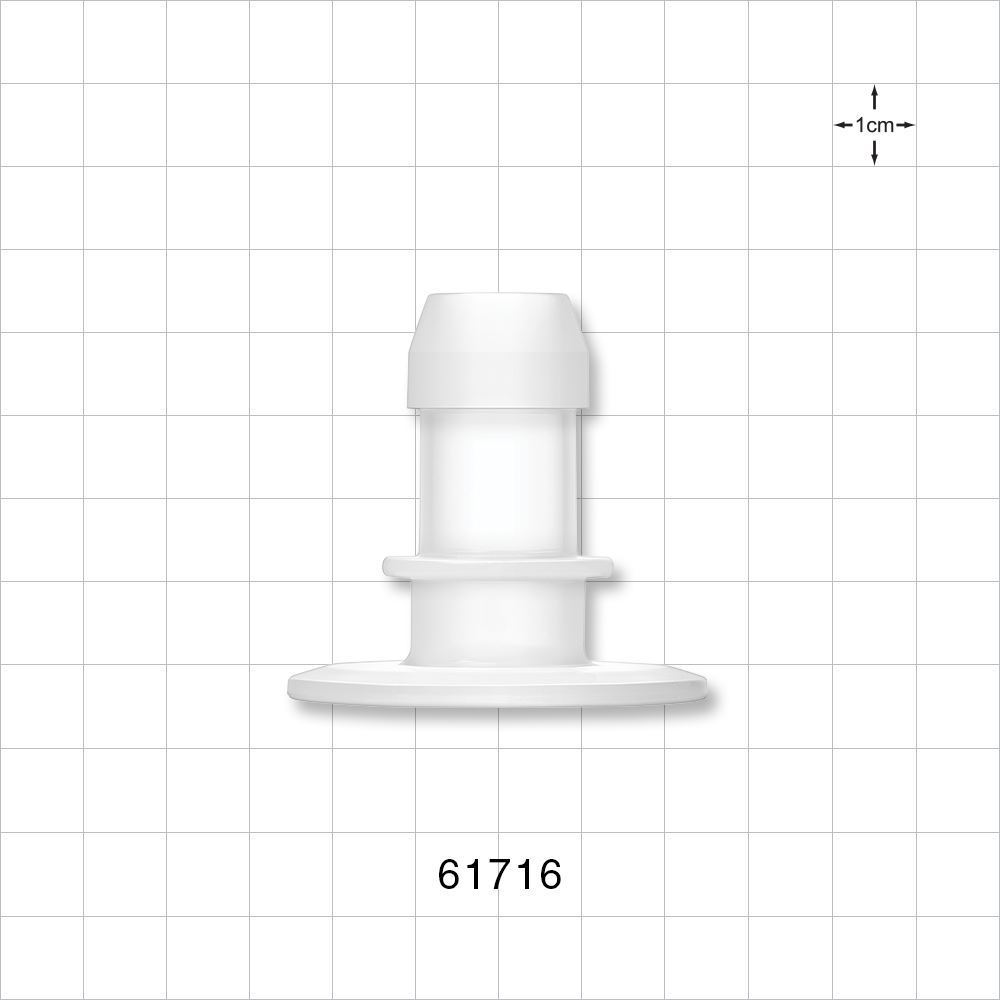 Sanitary Flange, Barbed, Natural