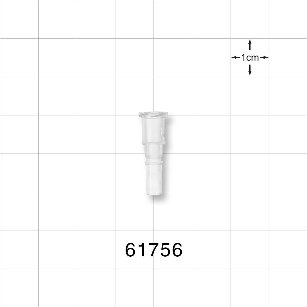 Female Luer Lock, Male Luer Slip, Natural
