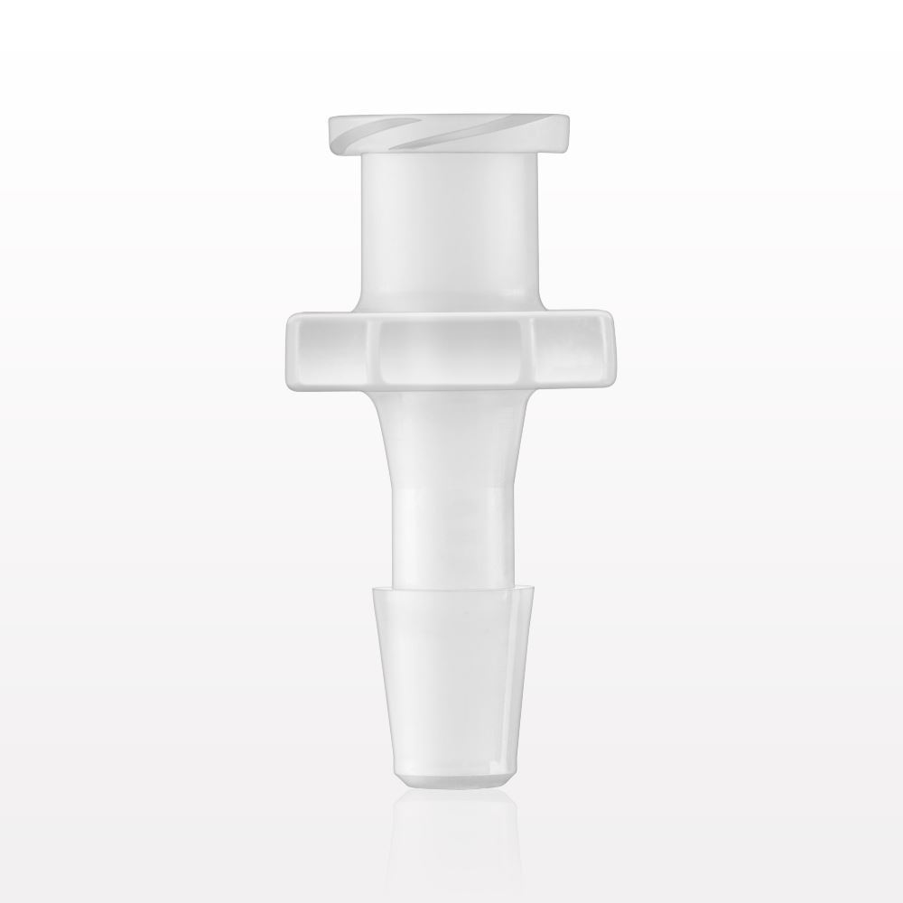 Female Luer Lock, Barbed, Natural