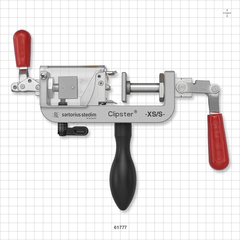 Hand-held Tool for Clipster® Aseptic Disconnectors, Size XS and S