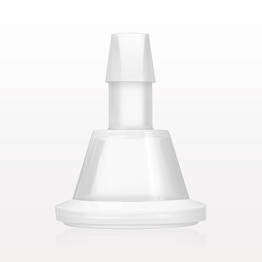 Sanitary Flange, Barbed, Natural, Pre-Attached Gasket