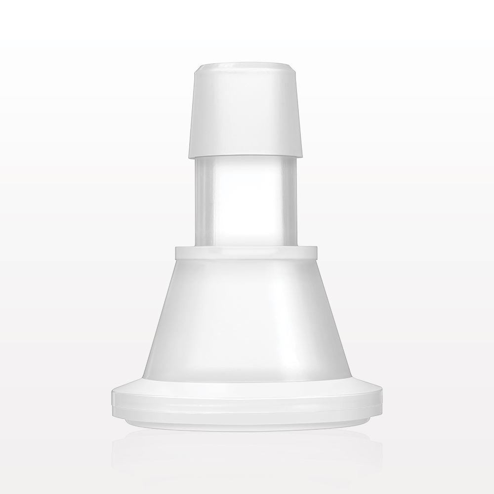 Sanitary Flange, Barbed, Natural, Pre-Attached Gasket