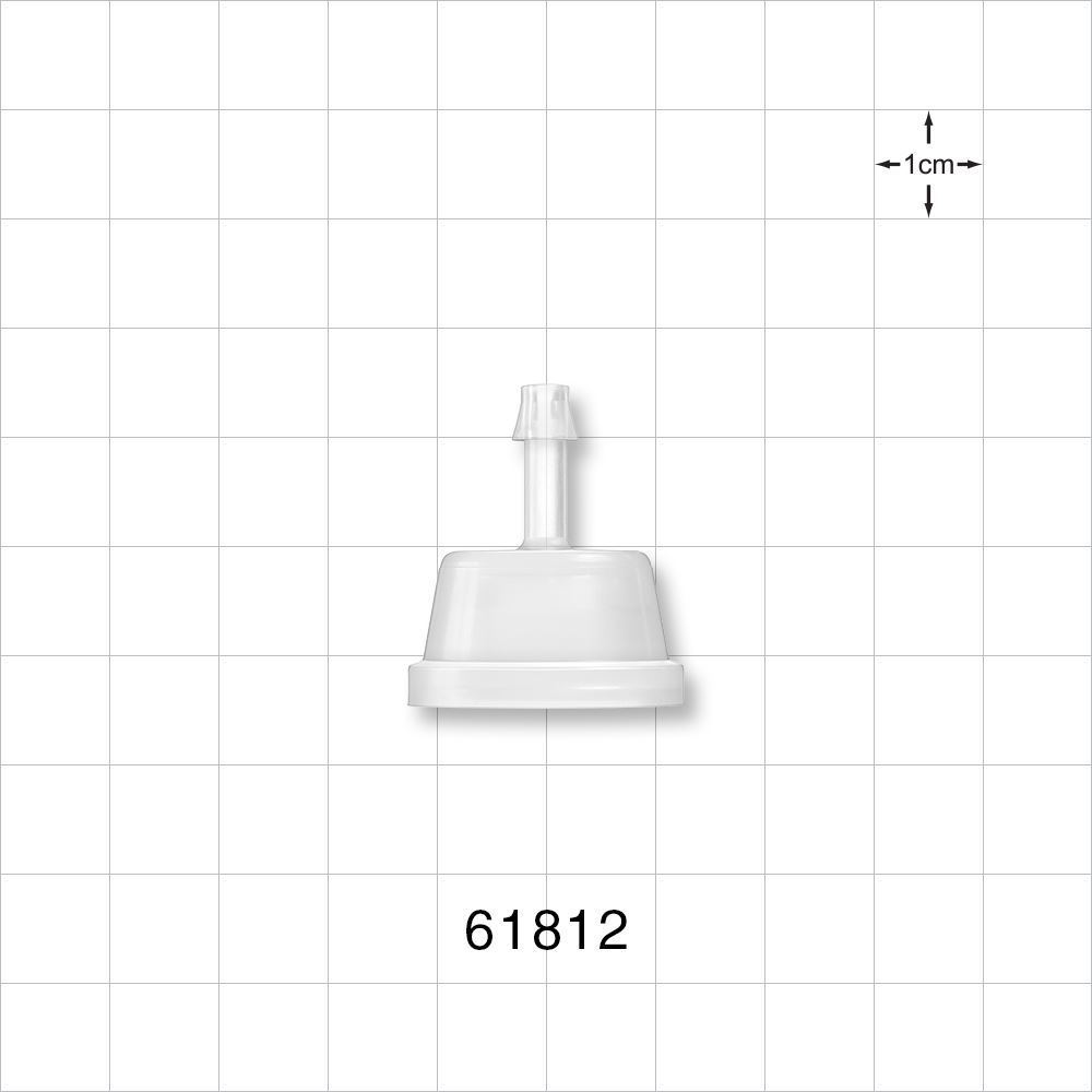 Sanitary Flange, Barbed, Natural