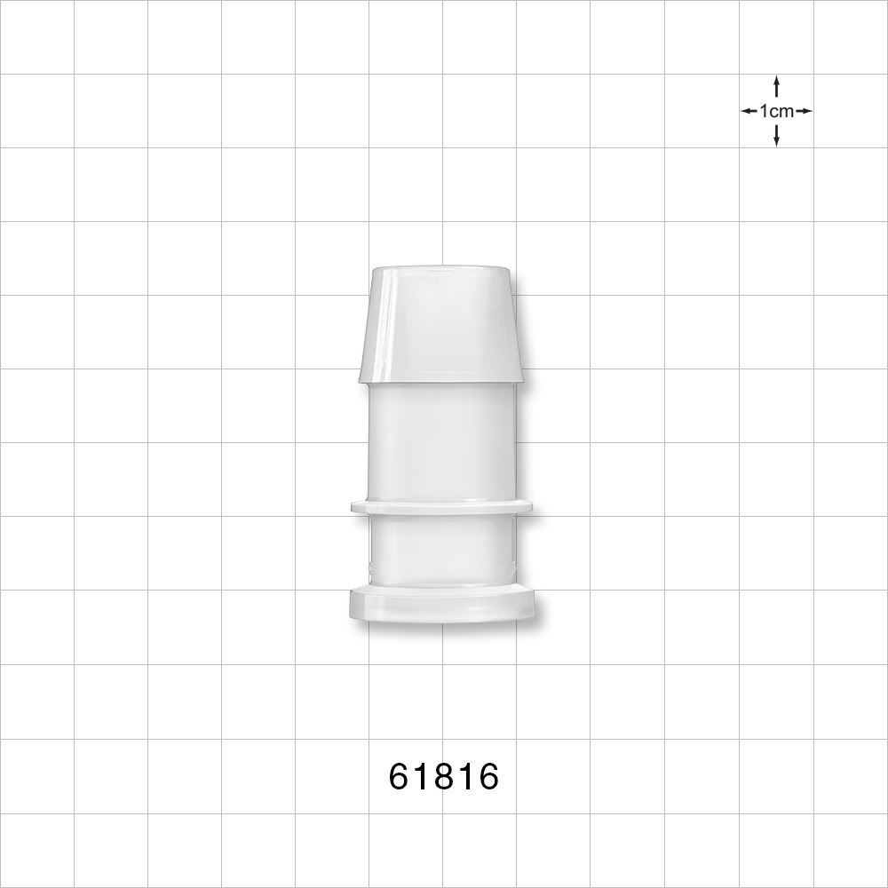 Sanitary Flange, Barbed, Natural