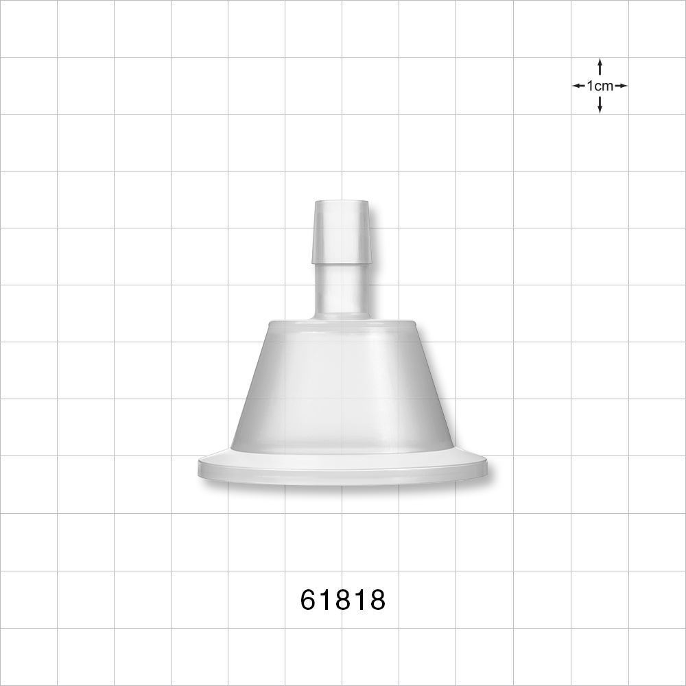 Sanitary Flange, Barbed, Natural