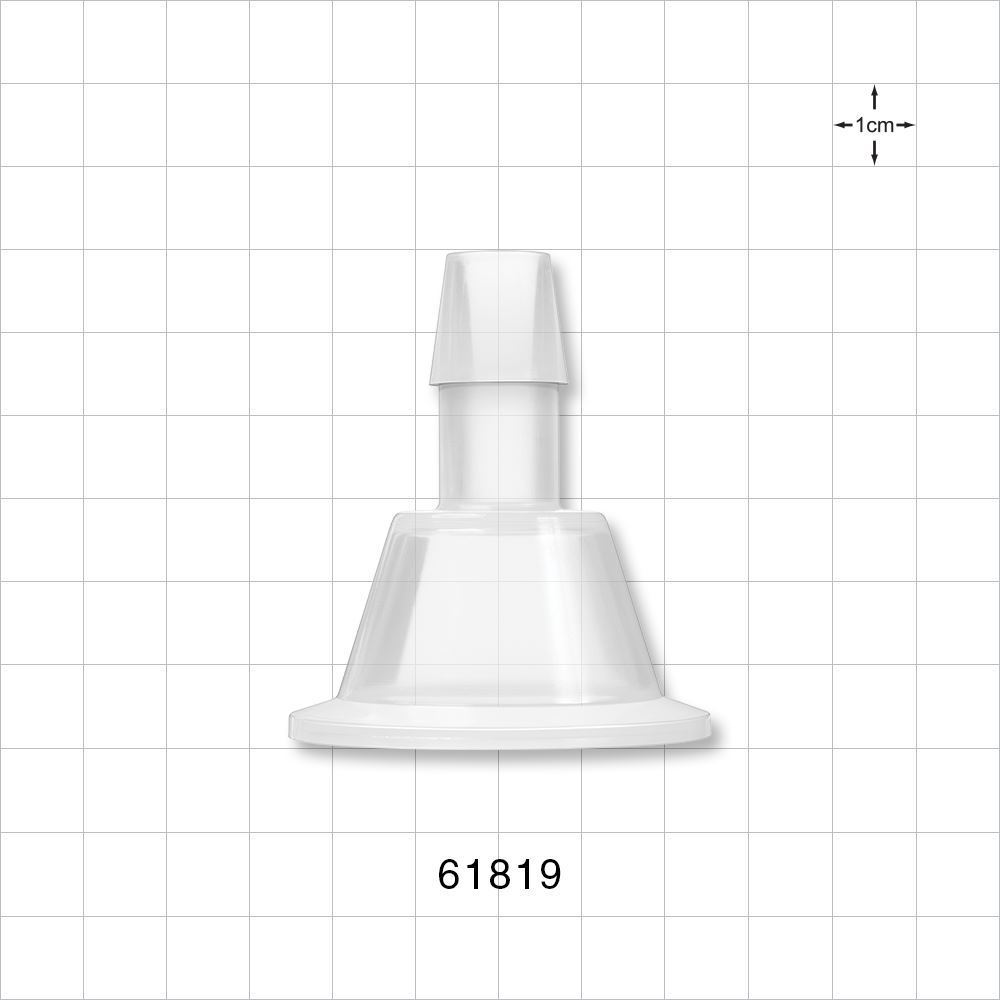 Sanitary Flange, Barbed, Natural