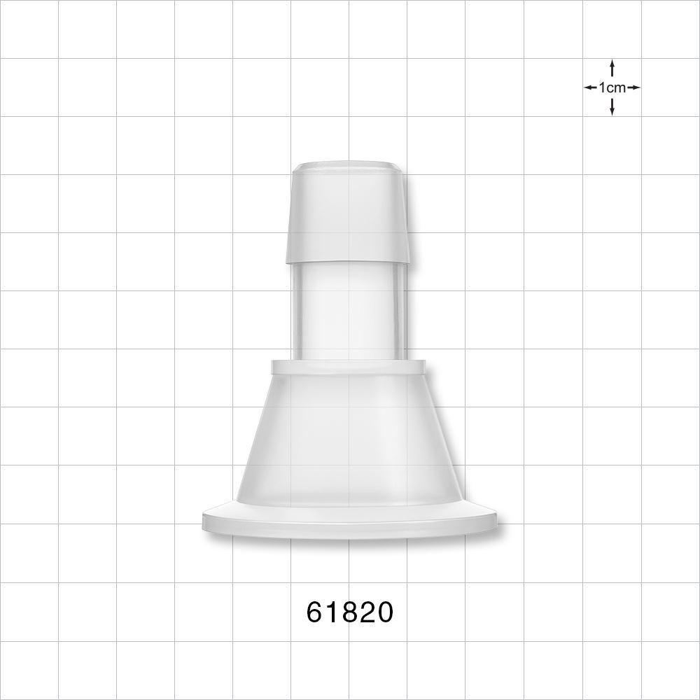 Sanitary Flange, Barbed, Natural