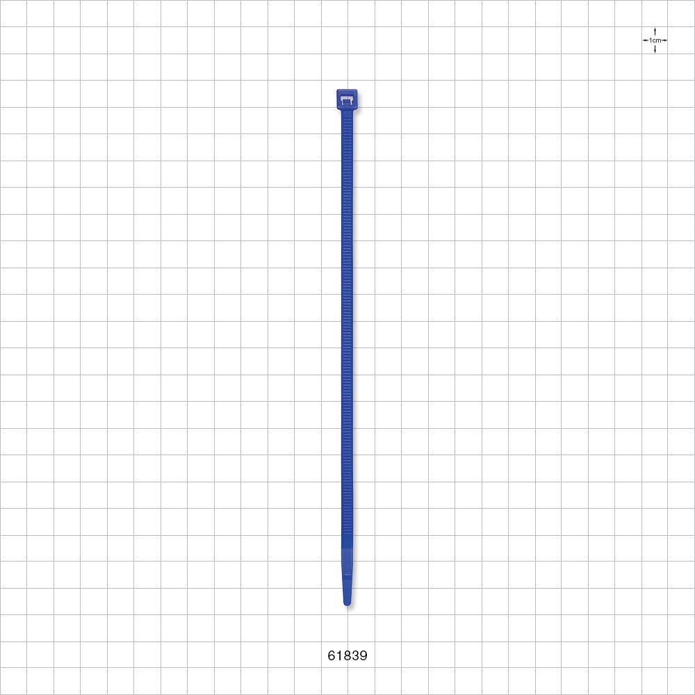 General Purpose Non-Reopening Cable Tie, Blue 100/Bag