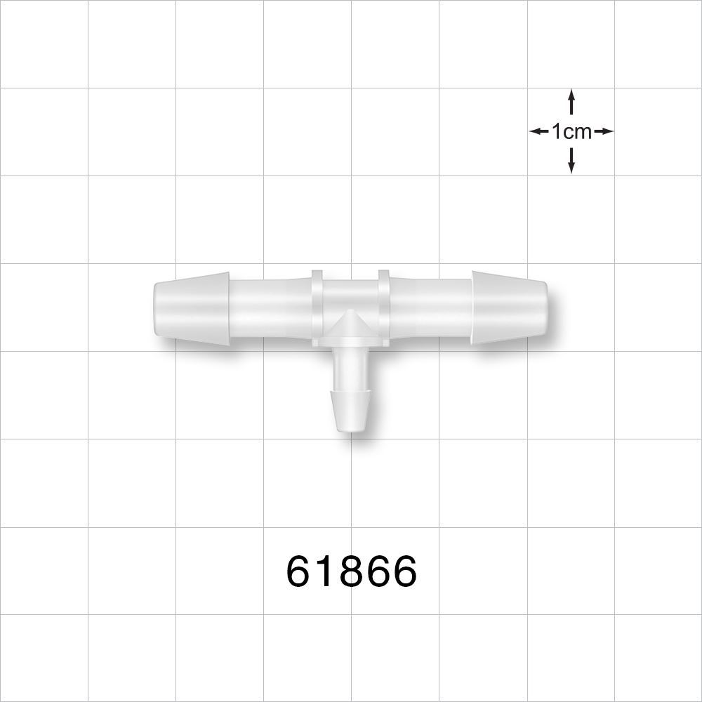 T Connector, Reducer, Barbed, Natural