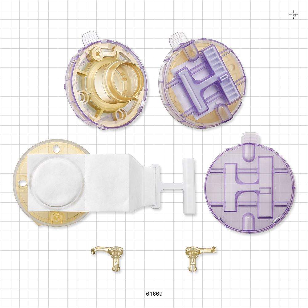 CleanLine™ Connector, Genderless, Barbed, 1 Pair, 2 Rivets/Box