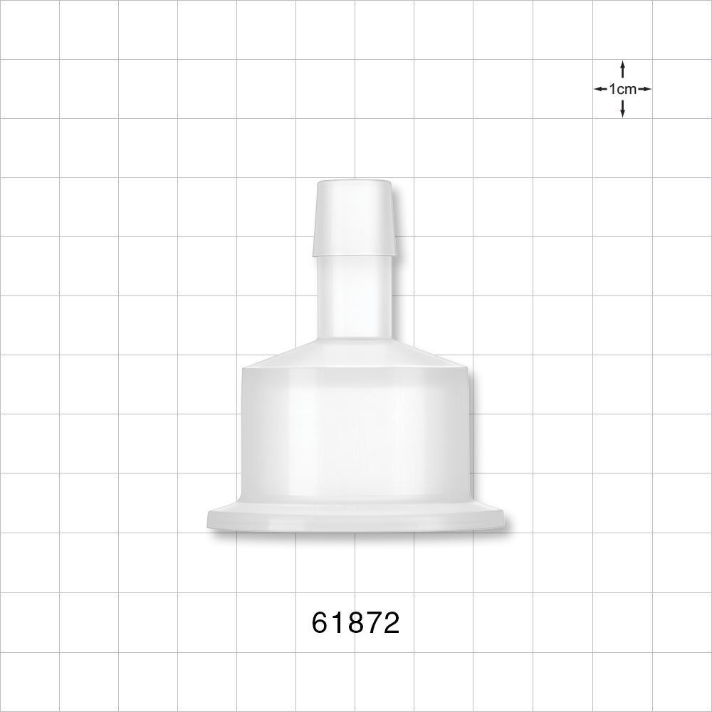 Sanitary Flange, Barbed, Natural