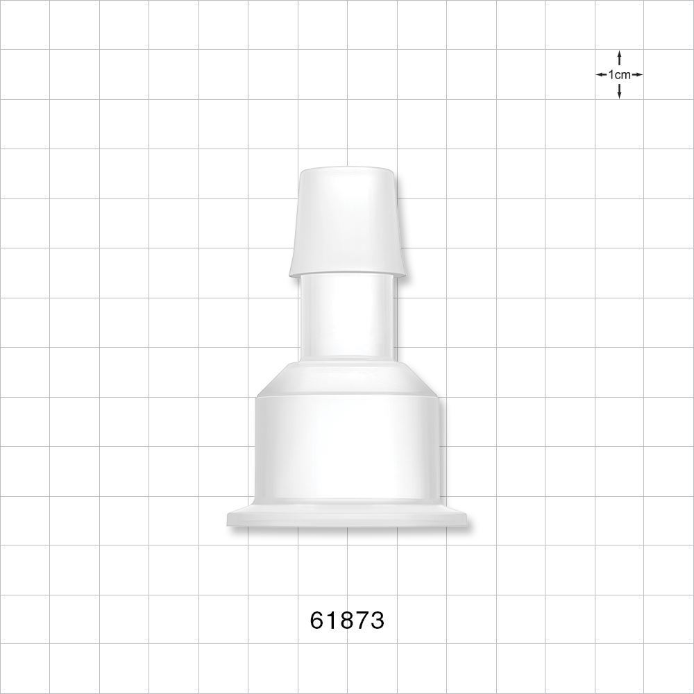 Sanitary Flange, Barbed, Natural