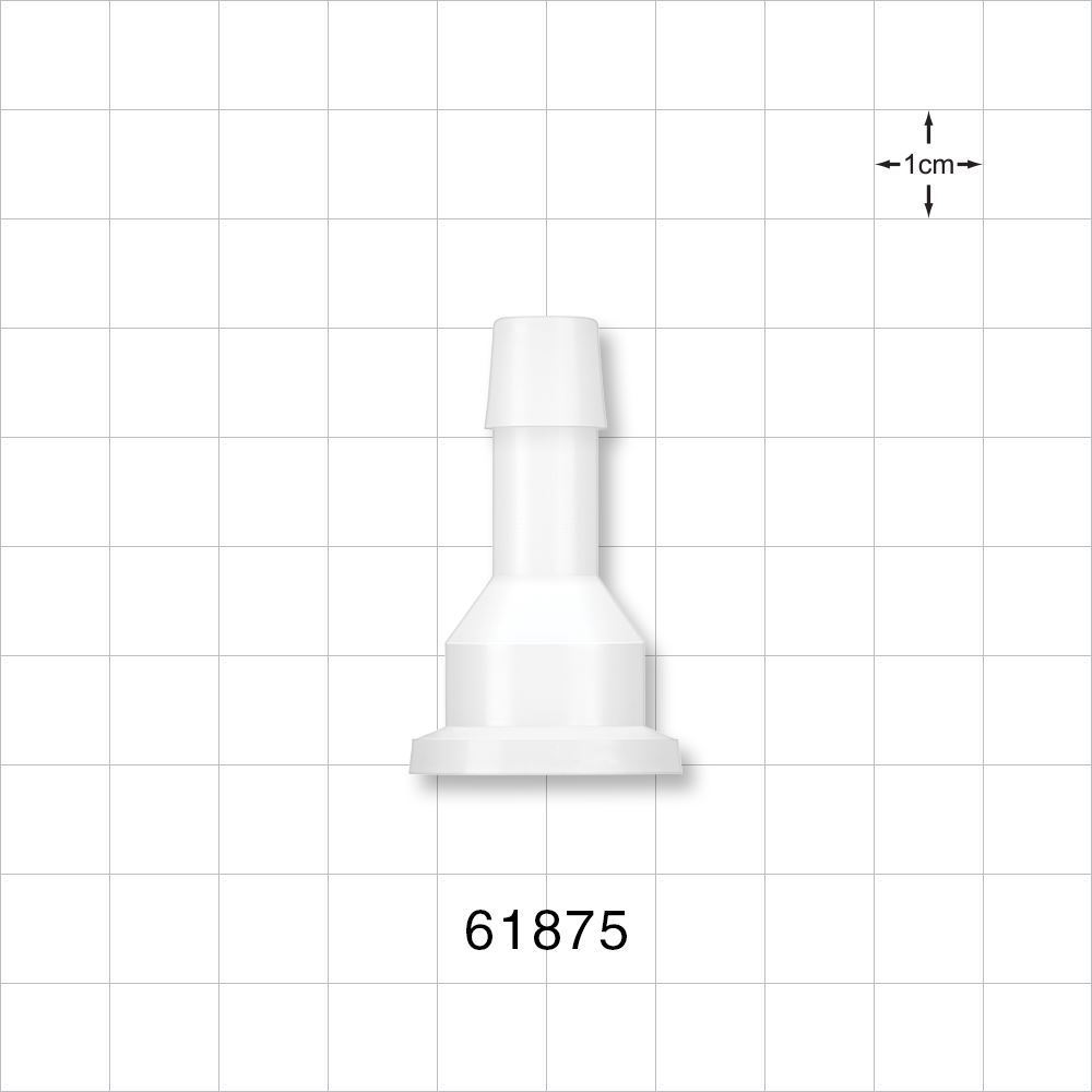 Sanitary Flange, Barbed, Natural