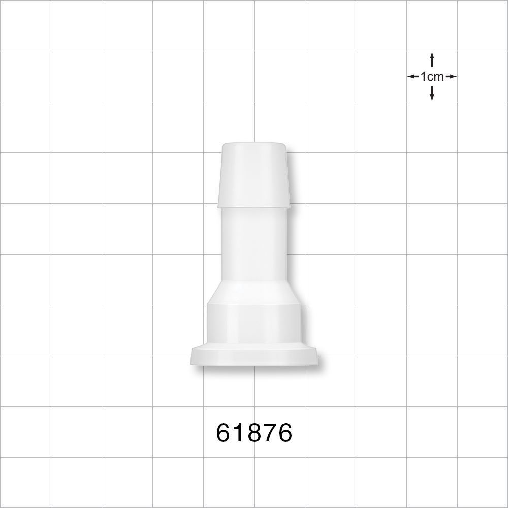 Sanitary Flange, Barbed, Natural