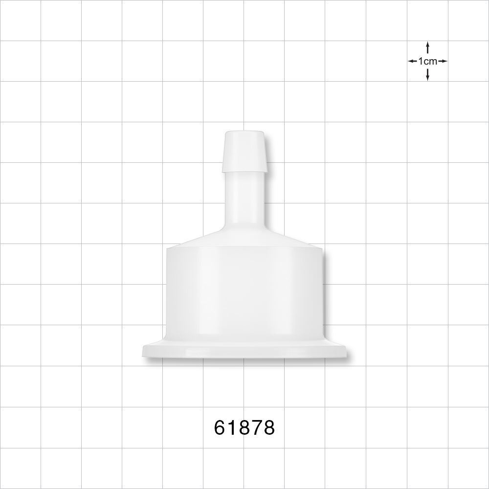 Sanitary Flange, Barbed, Natural