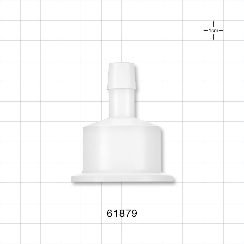 Sanitary Flange, Barbed, Natural