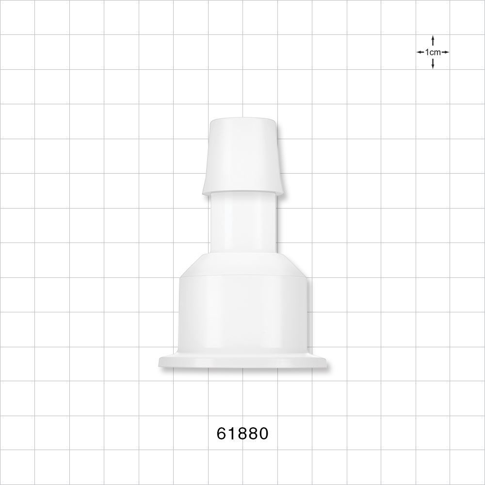 Sanitary Flange, Barbed, Natural
