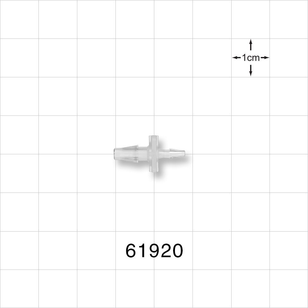 Straight Connector, Reducer, Barbed, Natural