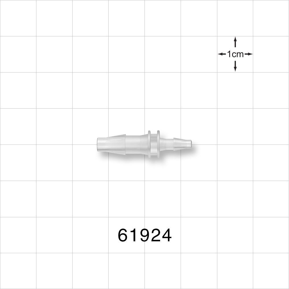 Straight Connector, Reducer, Barbed, Natural