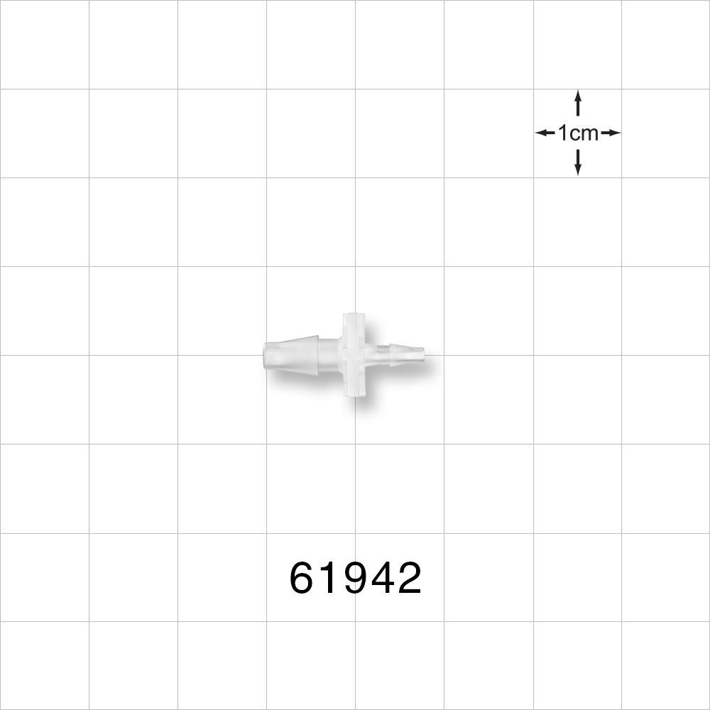 Straight Connector, Reducer, Barbed, Natural