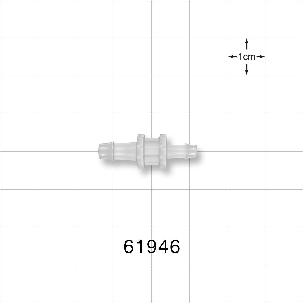 Straight Reducer Connector, Barbed, Natural