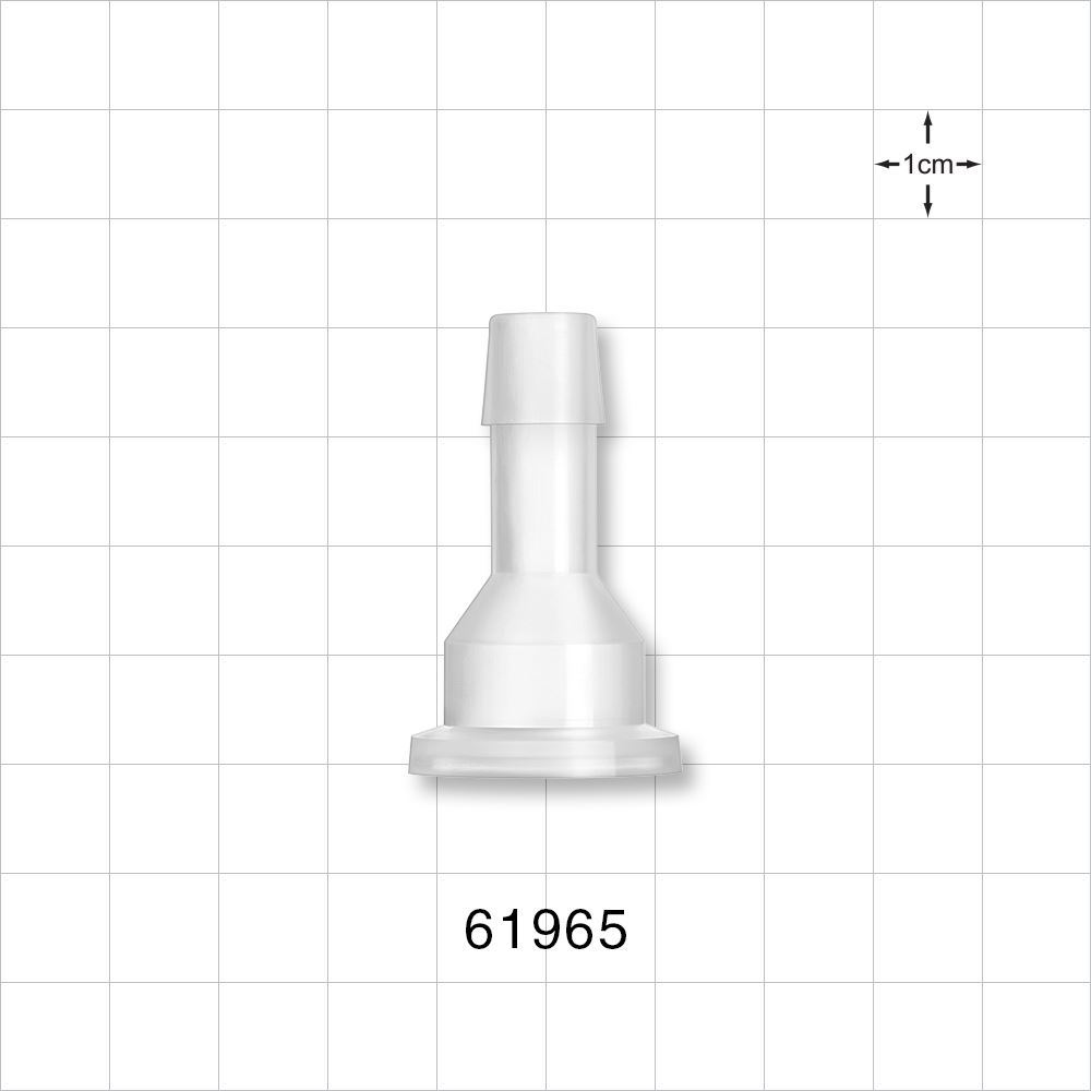 Sanitary Flange, Barbed, Natural