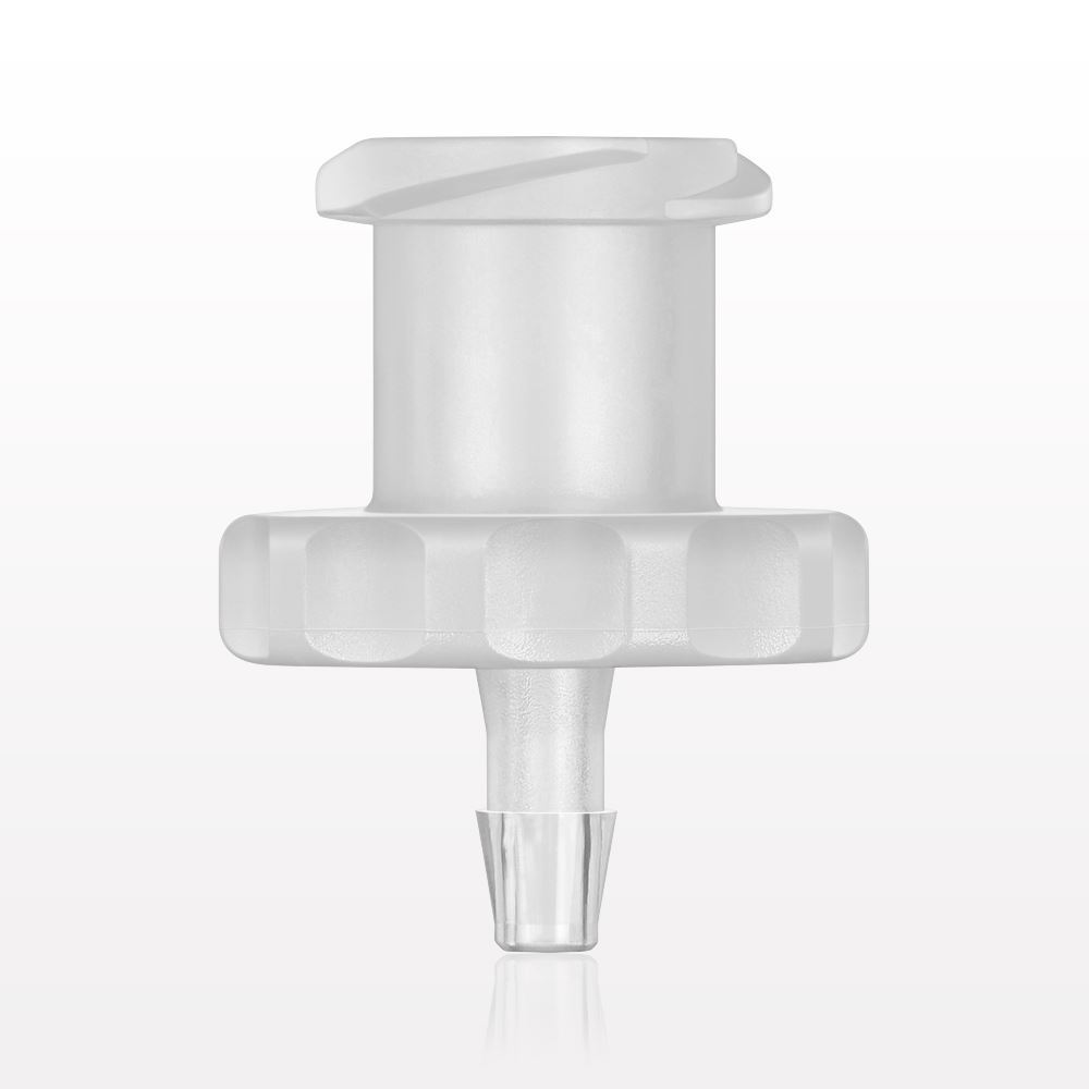 Female Luer Lock, Barbed, Natural