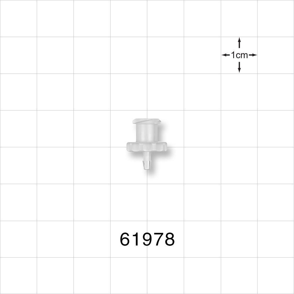 Female Luer Lock, Barbed, Natural