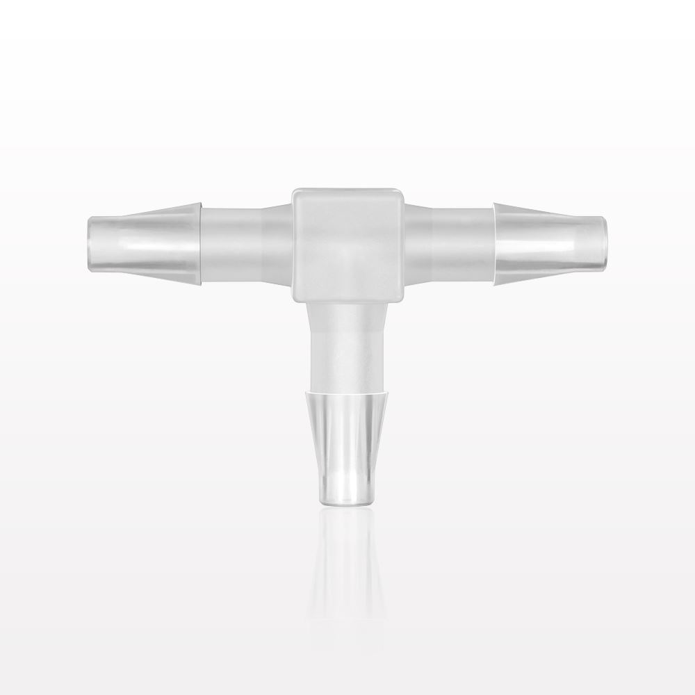 T Connector, Barbed, Natural