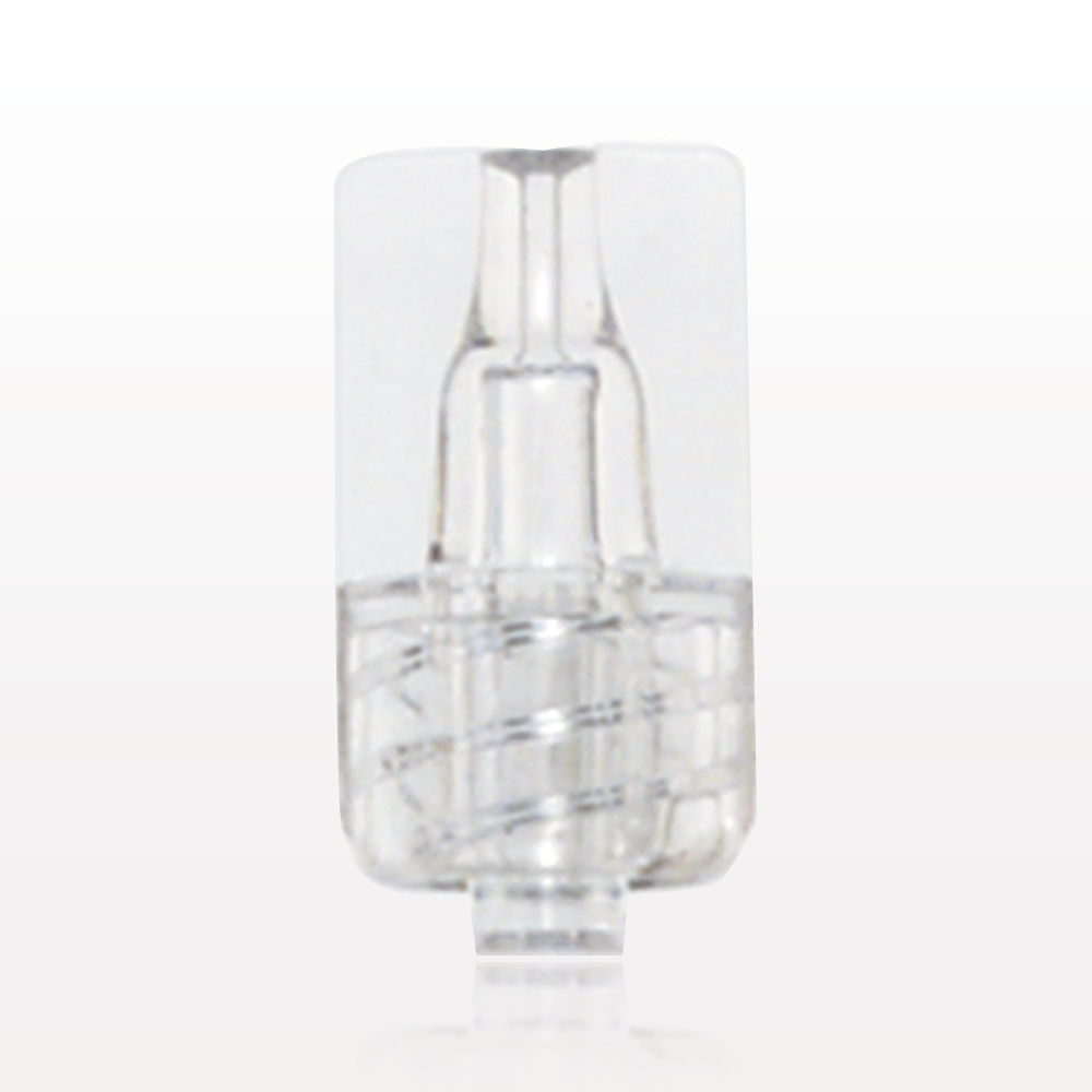Male Luer Lock, Tubing Port, Clear