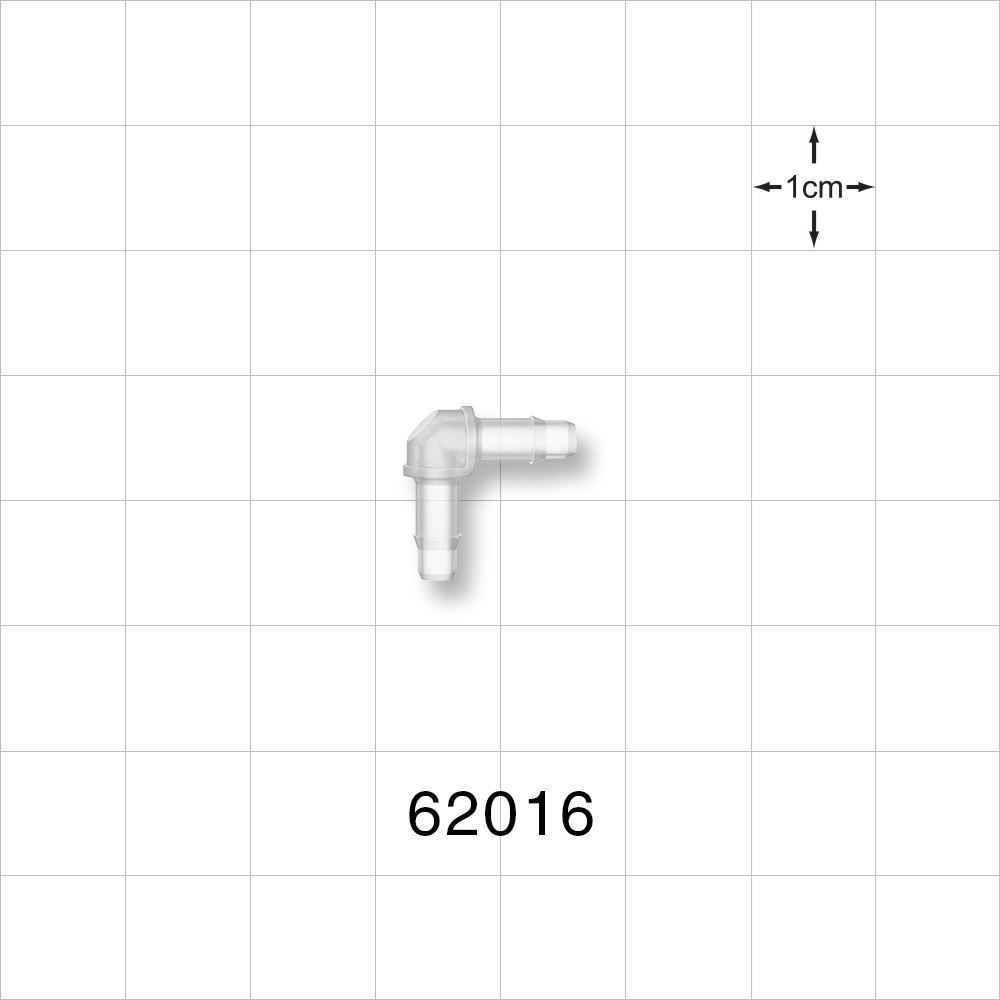 Elbow Connector, Barbed, Natural