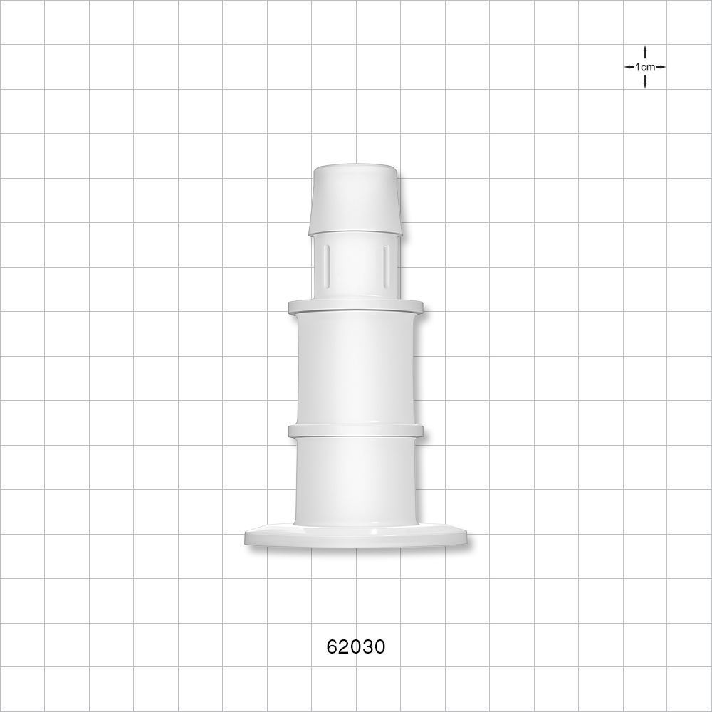Sanitary Flange, Barbed, Natural