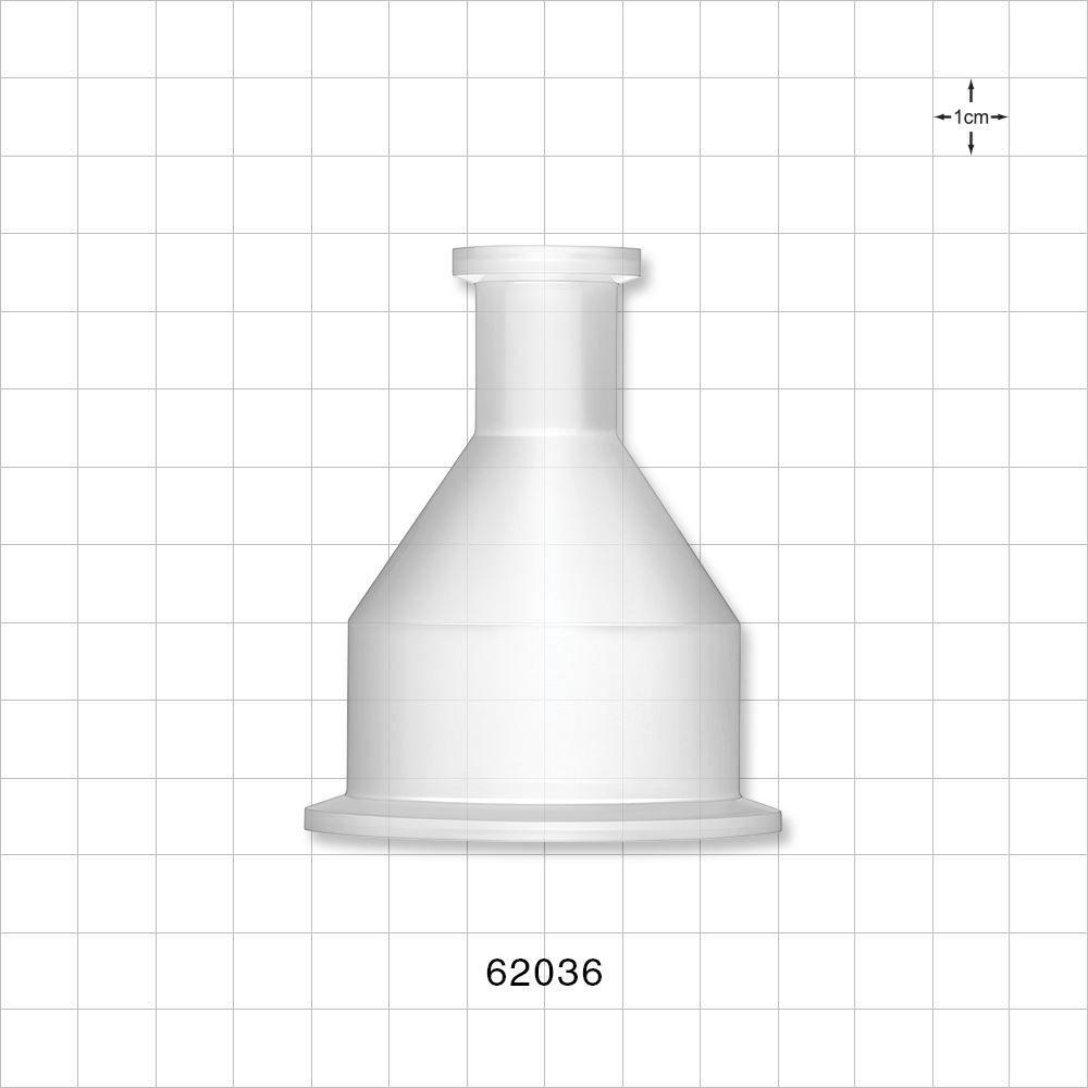 Sanitary Flange, Concentric Reducer, Natural
