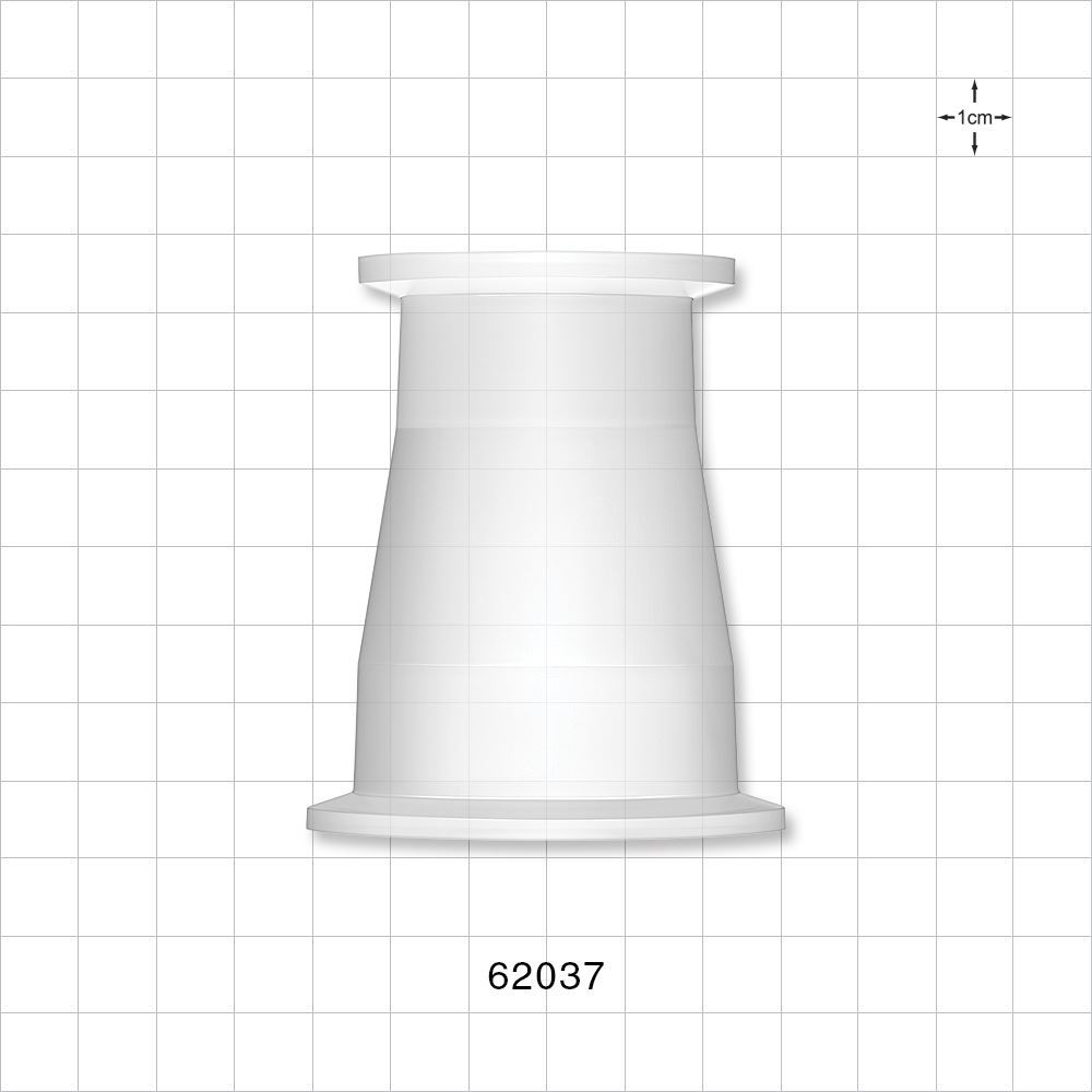 Sanitary Flange, Concentric Reducer, Natural