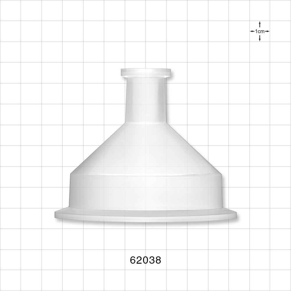 Sanitary Flange, Concentric Reducer, Natural