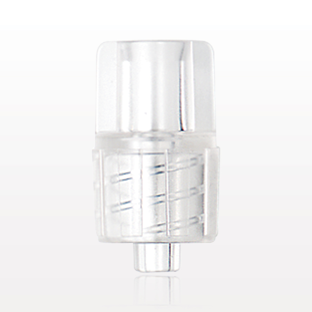 Male Luer Lock, Tubing Port, Clear