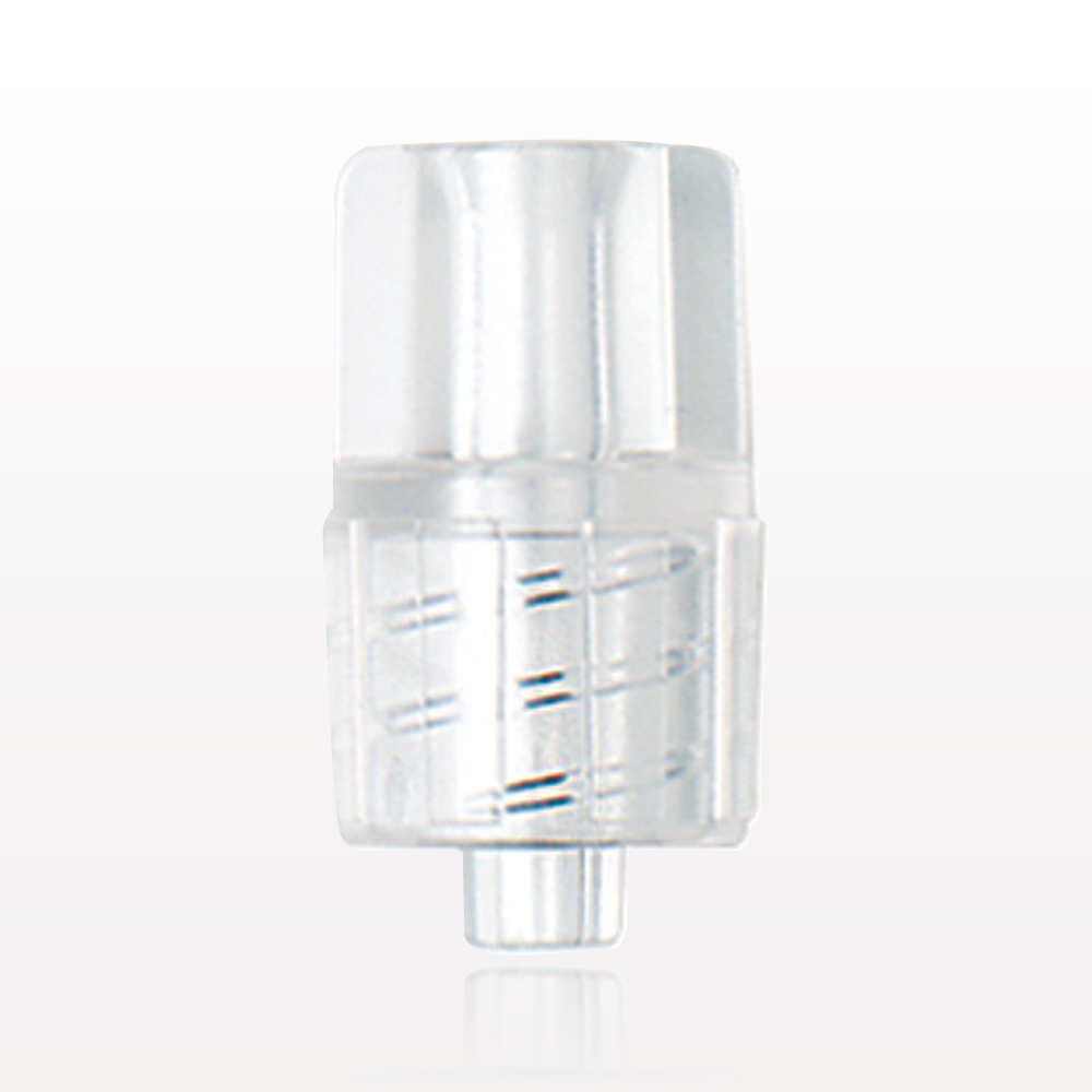 Male Luer Lock, Tubing Port, Clear