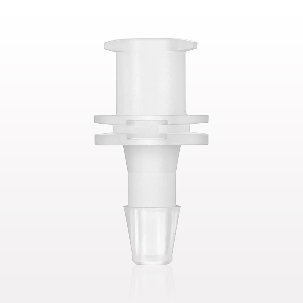 Female Luer Lock, Barbed, Natural
