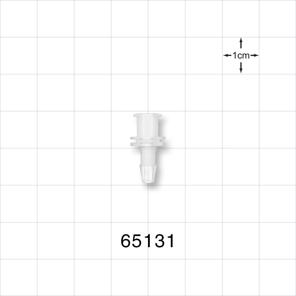 Female Luer Lock, Barbed, Natural
