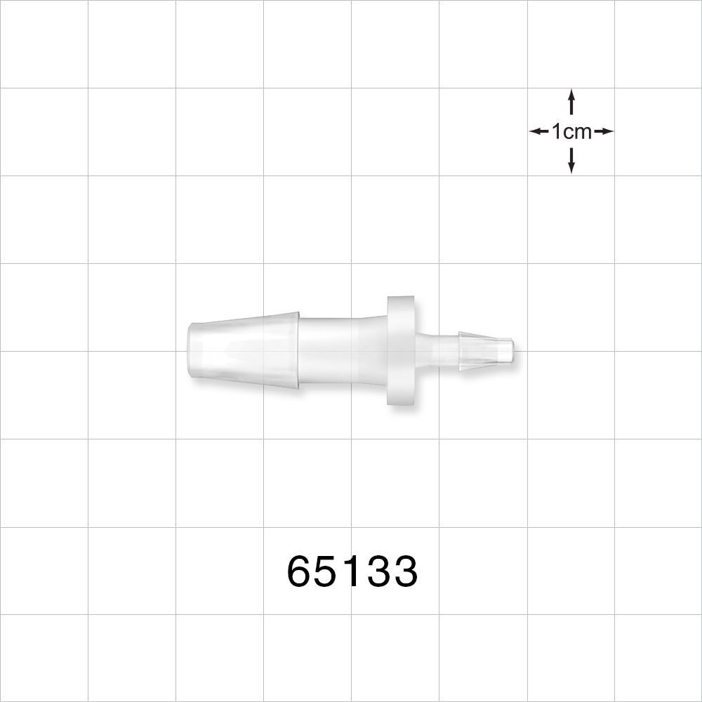 Straight Connector, Reducer, Barbed, Natural