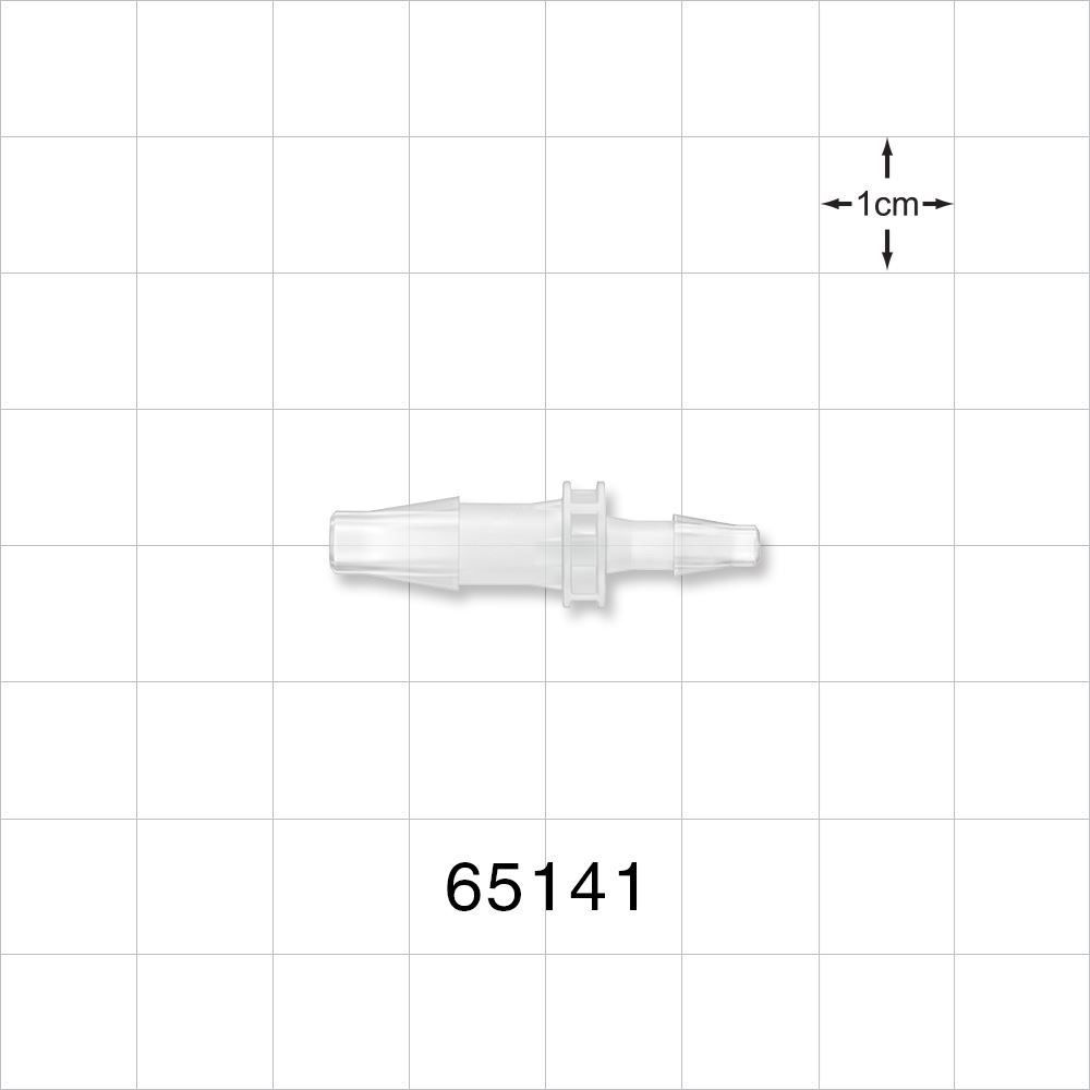 Straight Connector, Reducer, Barbed, Natural