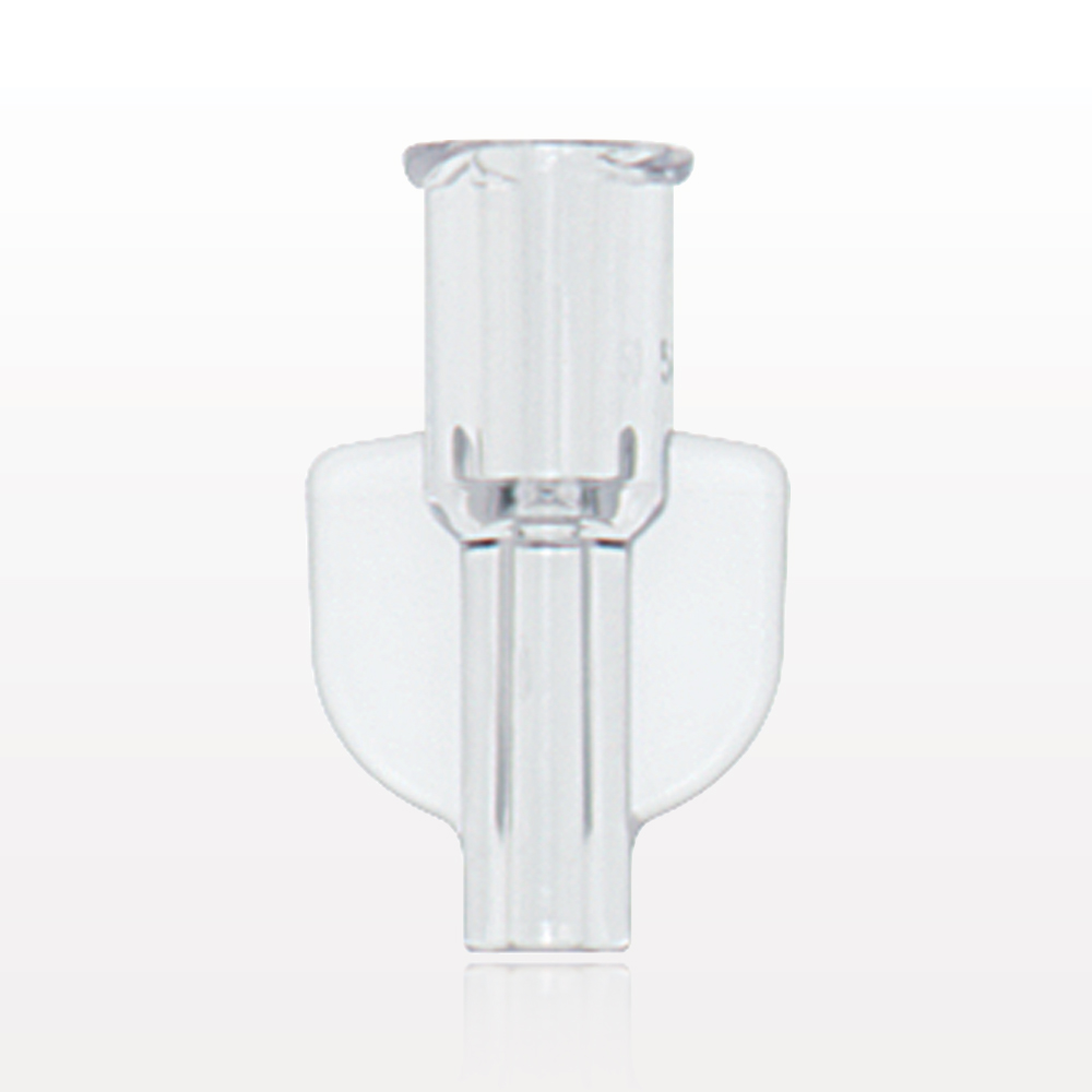 Female Luer Lock, Tubing Port, Clear