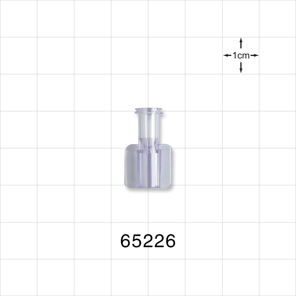 Female Luer Lock, Tubing Port, Clear