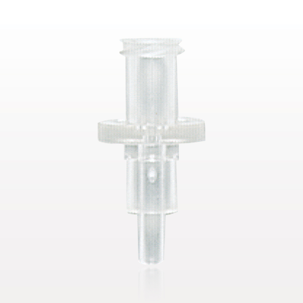 Female Luer Lock, Tubing Port, Clear