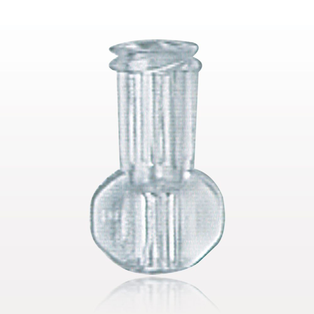 Female Luer Lock, Tubing Port, Clear
